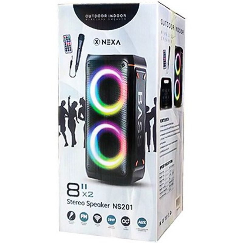 اسپیکر پارتی باکس Nexa 20W مدل NS201 بسته بندی