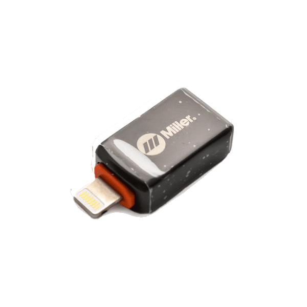 تبدیل Miller OTG USB3.0 TO Lightning مدل MO-205 - رنگ مشکی نمای بالایی