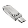 فلش مموری سن دیسک مدل Ultra Dual Drive Luxe ظرفیت 512 گیگابایت نمای روبرو اریب